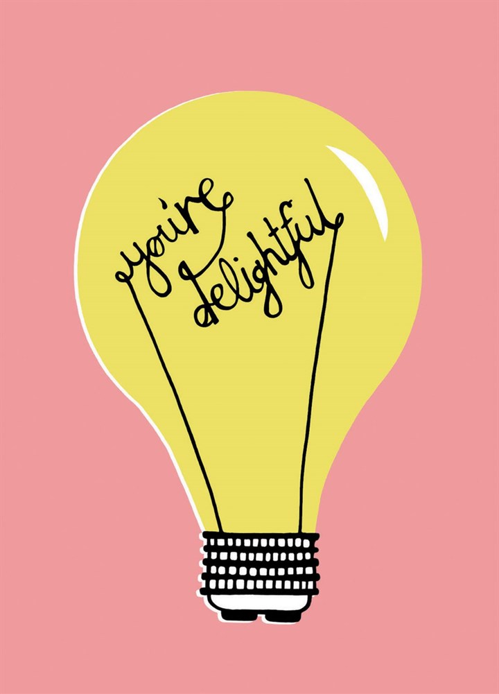 Delightful Lightbulb Funny Anniversary Card