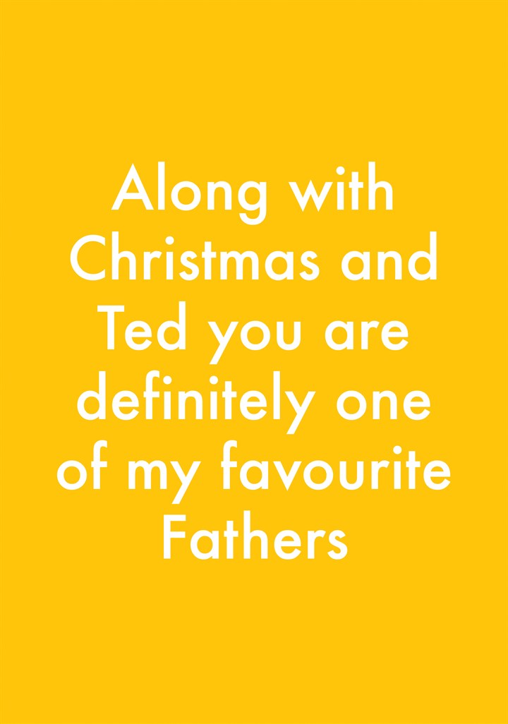 One Of My Favourite Fathers Card