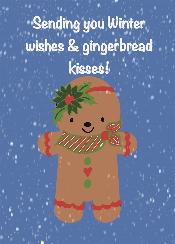 Gingerbread Kisses Card