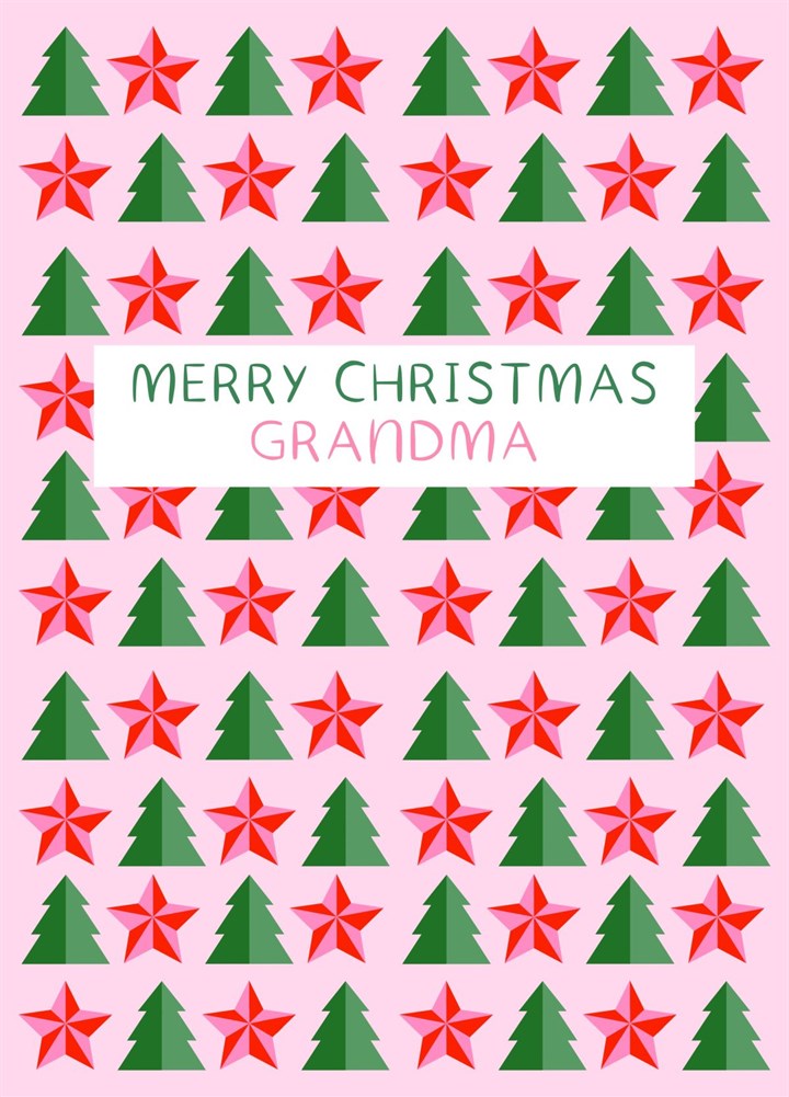 Merry Christmas Grandma Card