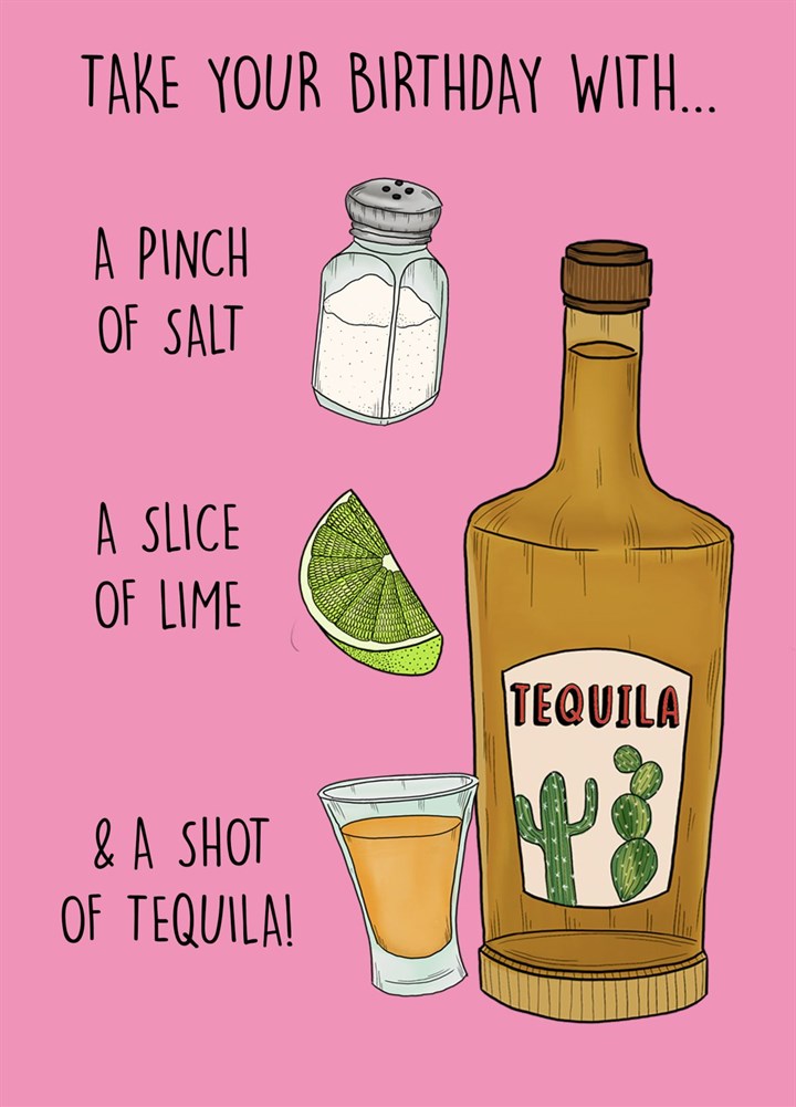Shot Of Tequila Card