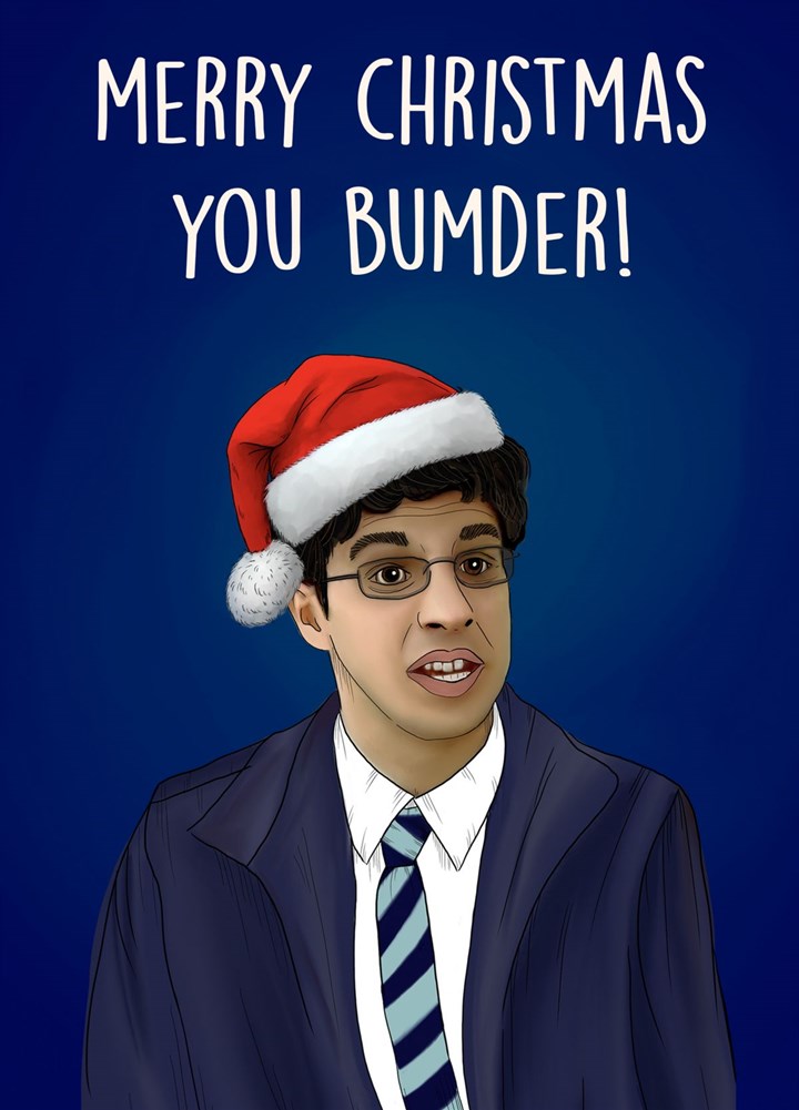 Merry Christmas You Bumder Card