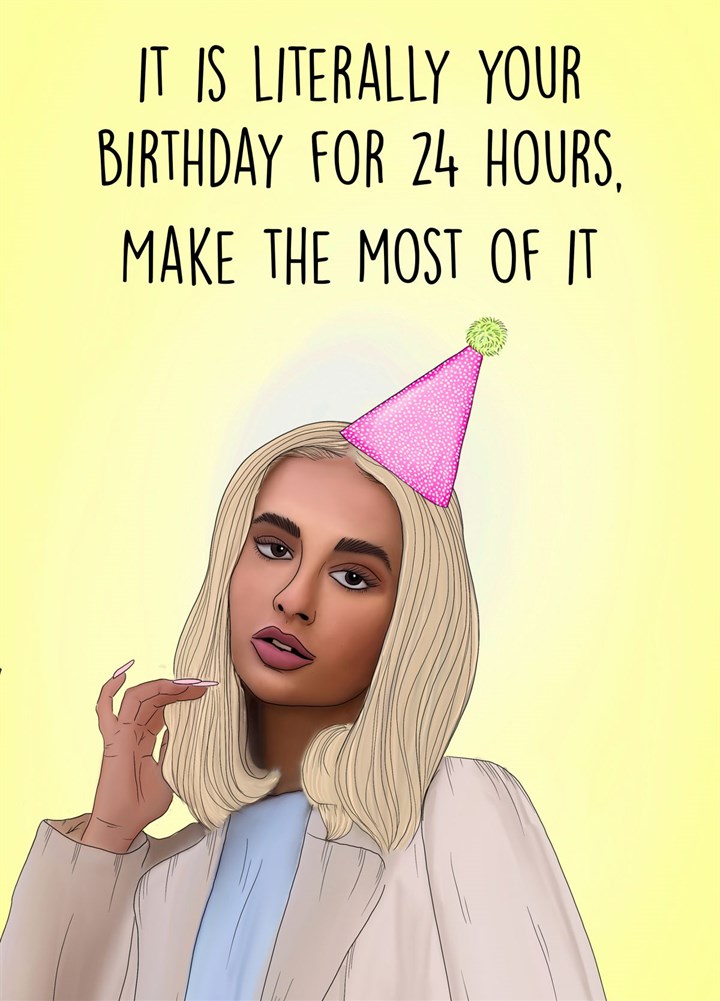 Molly Mae 24 Hour Birthday Card