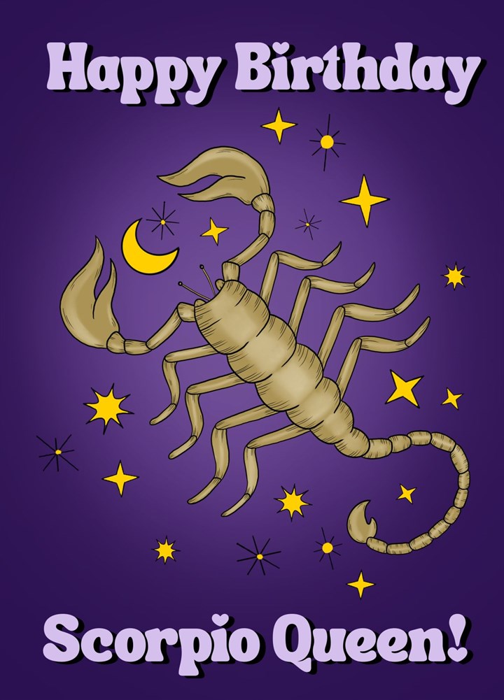 Scorpio Queen! Card