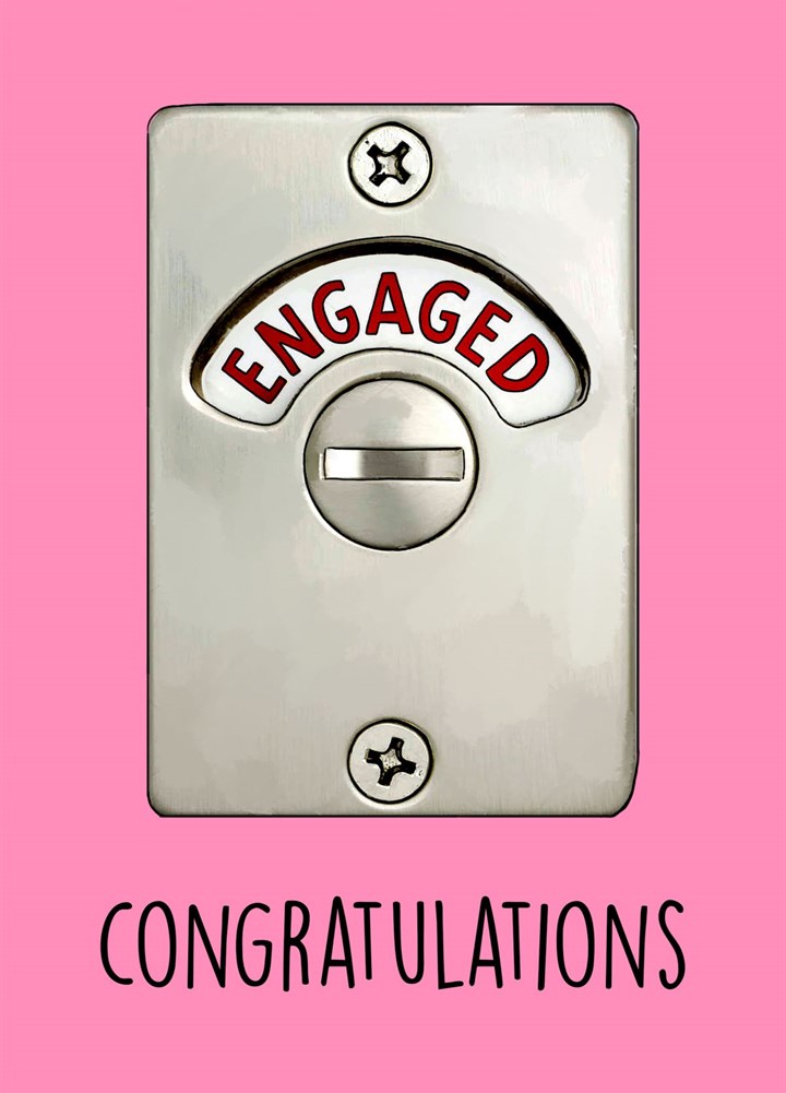 Engaged Congratulations Card