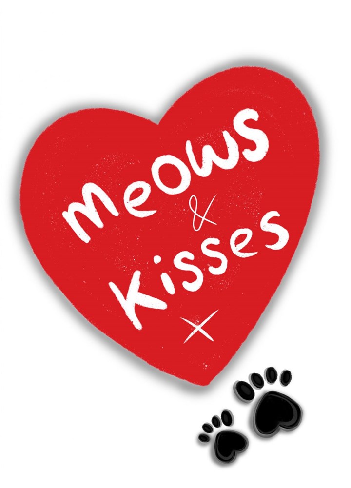 Meows And Kisses Card
