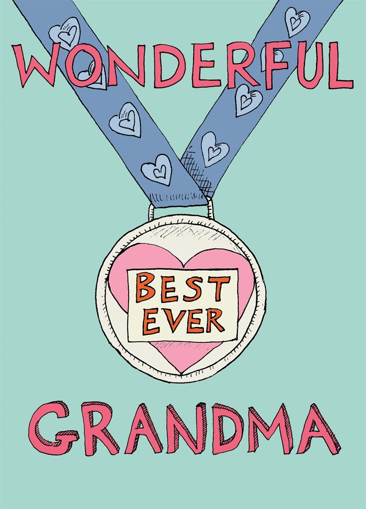 Wonderful Grandma Card