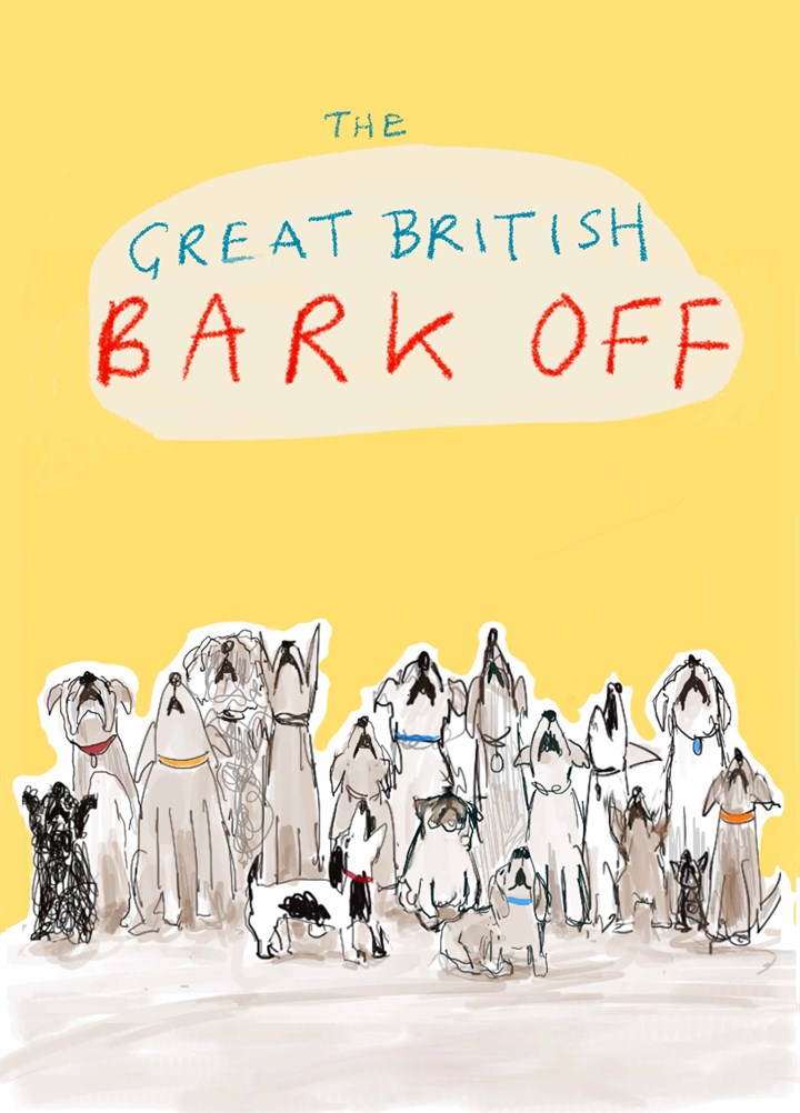 Great British Bark Off Card