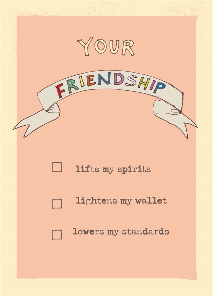 Your Friendship Card