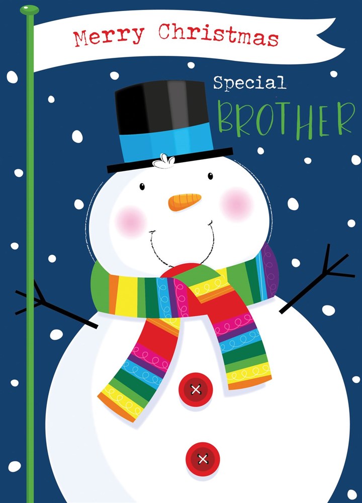 Merry Christmas Special Brother Card