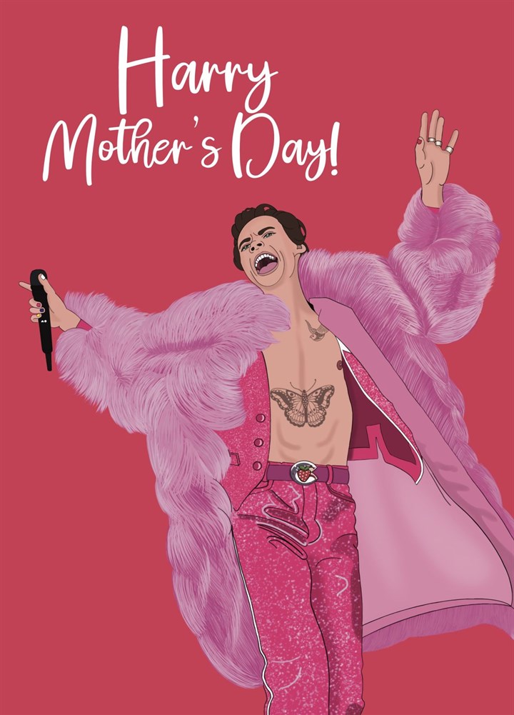 Harry Mother's Day - Pop Inspired Mother's Day Card
