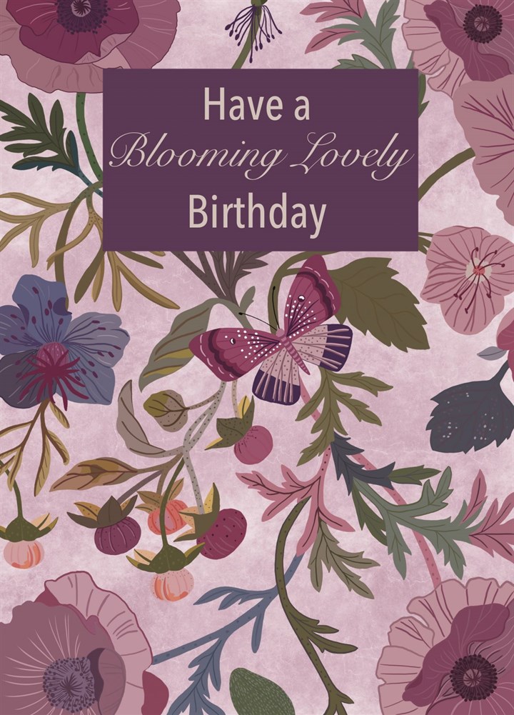 A Blooming Lovely Birthday Card