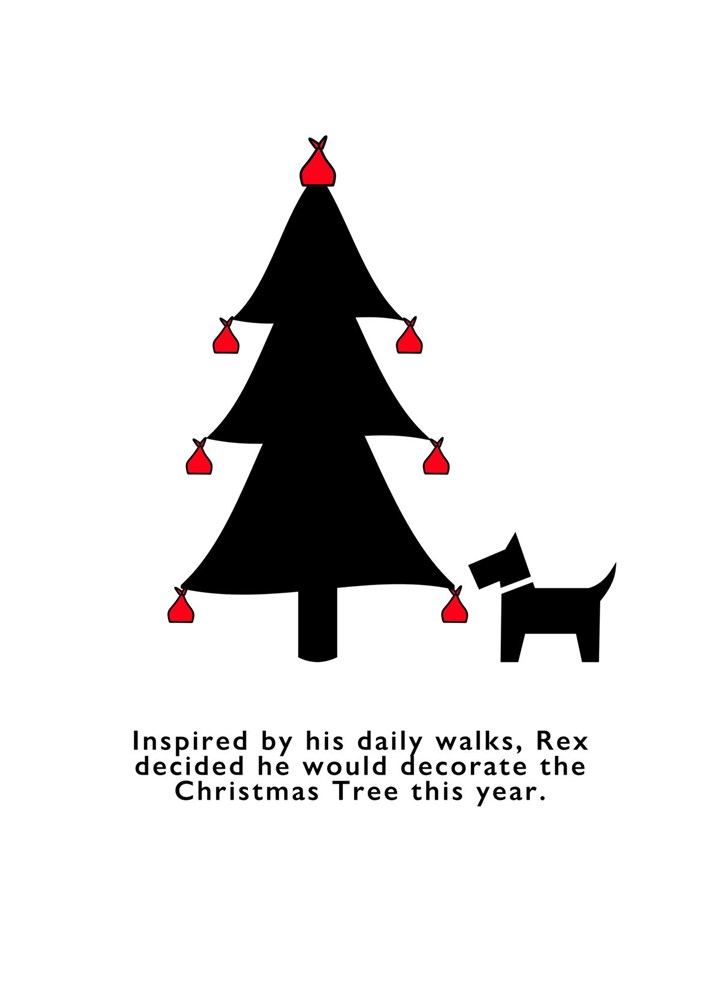 Dog Poo Bag - Funny Christmas Card