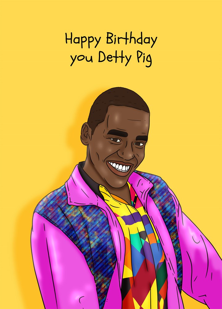 You Detty Pig Card
