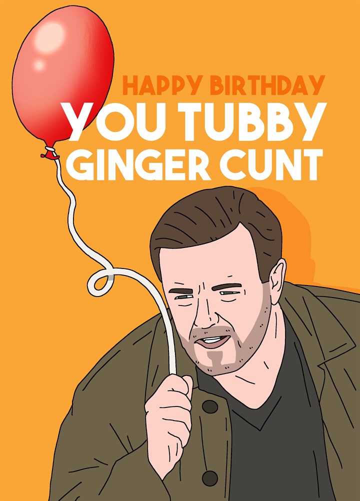 You Tubby Ginger Card