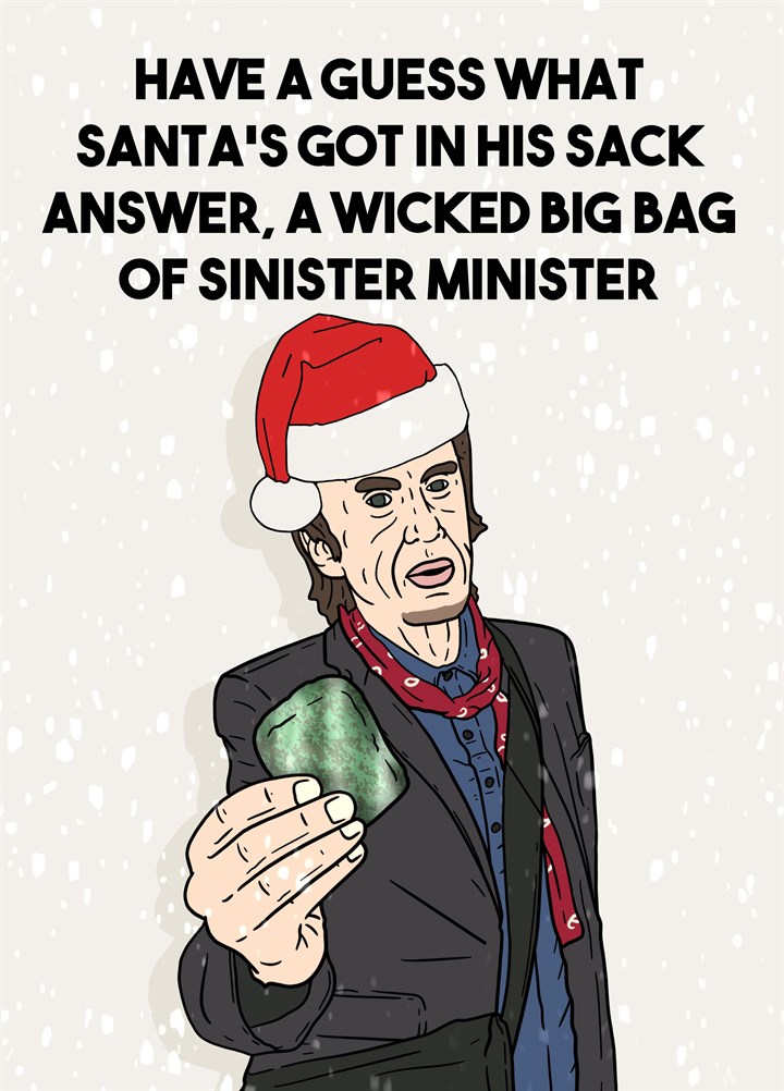 Guess What Santa's Got In His Sack Card