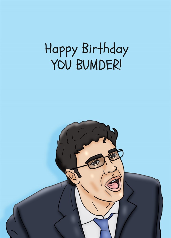 Happy Birthday You Bumder Card