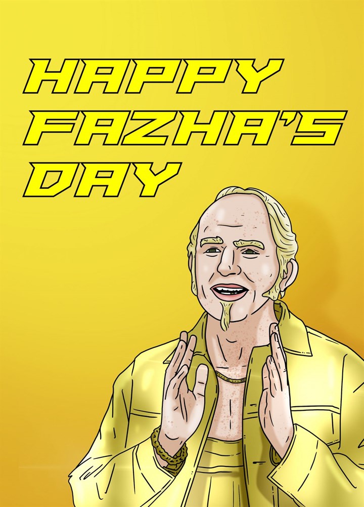 Goldmember Happy Fazha's Day Card