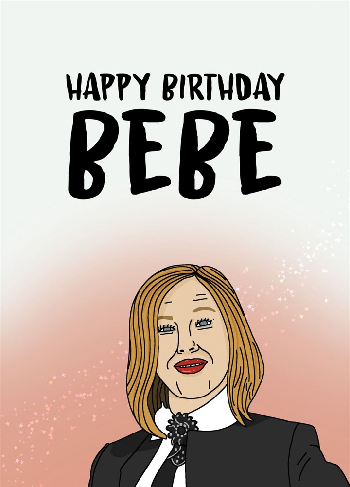 Moria Schitts Creek Happy Birthday Bebe Card