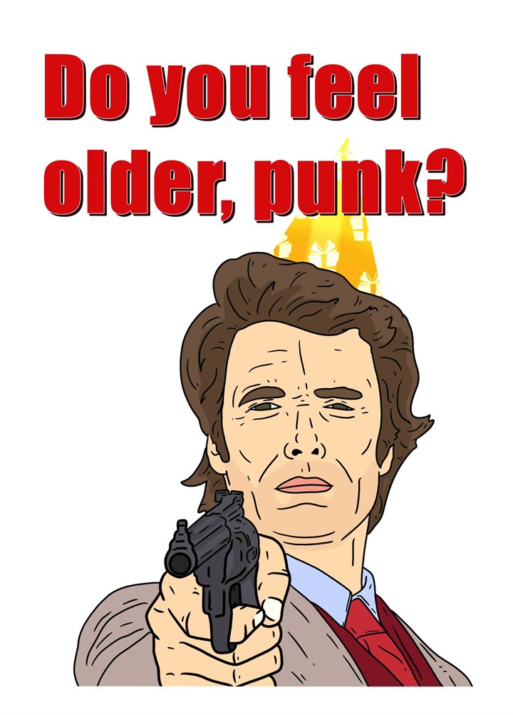 Feel Older Punk Card