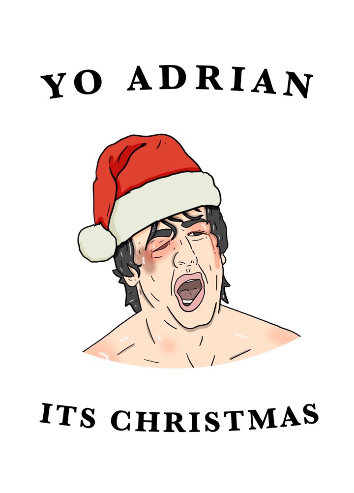 Yo Adrian It's Christmas Card