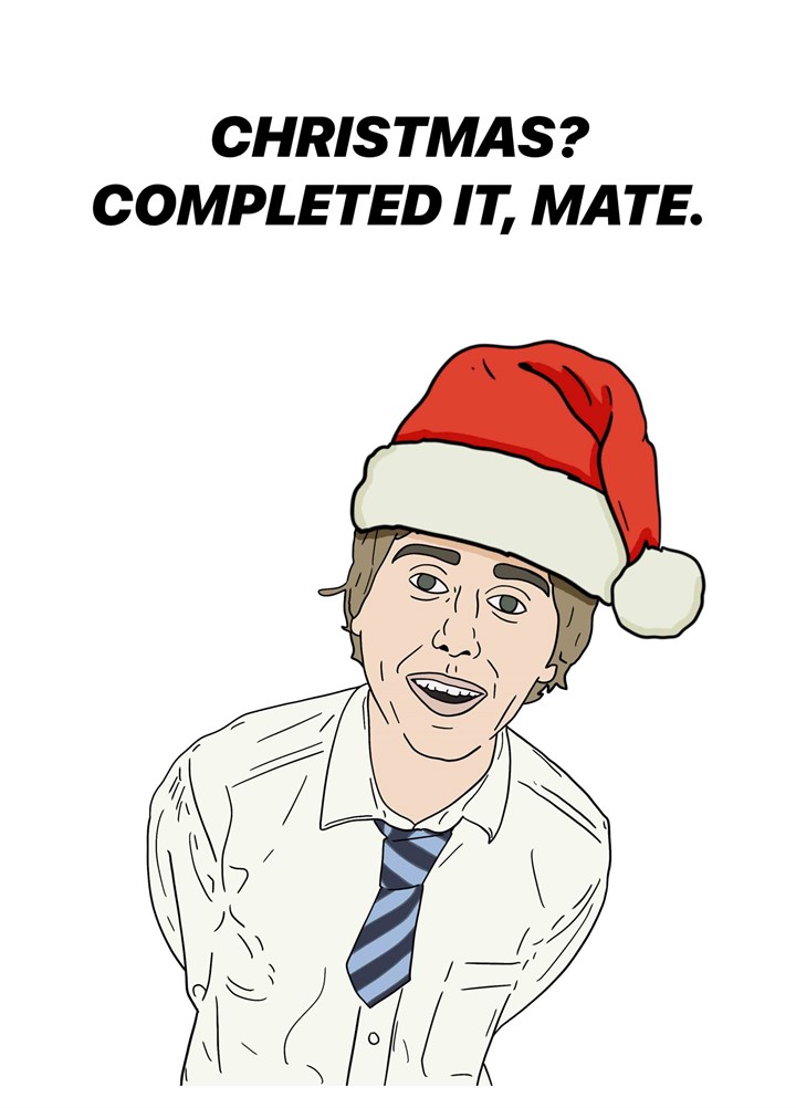 Christmas? Completed It Card