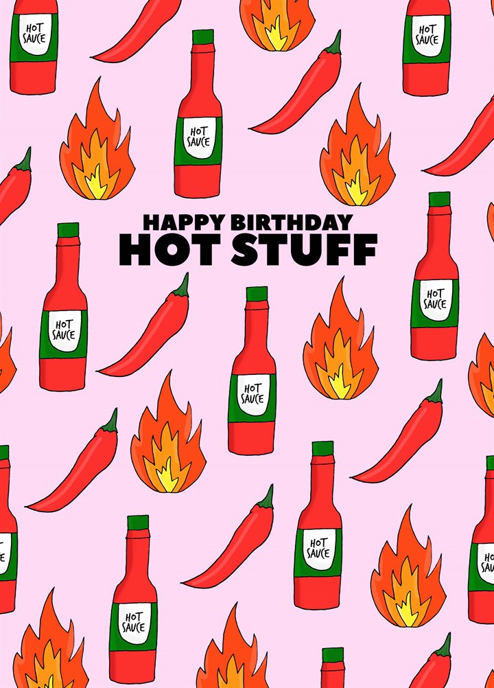 Birthday Hot Stuff Card