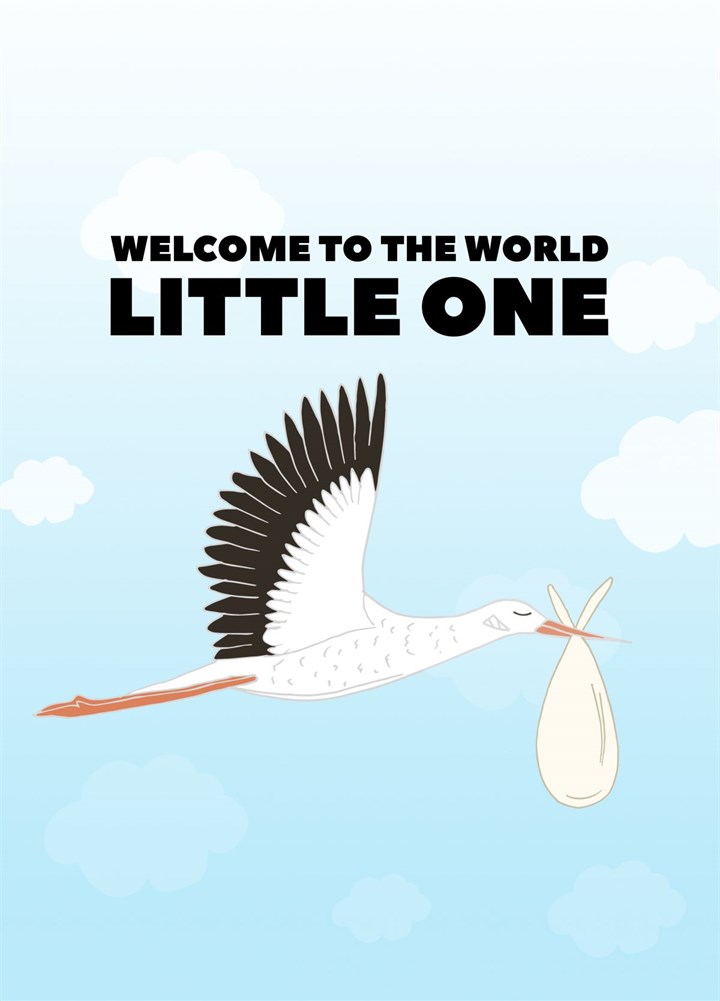 New Baby, Welcome To The World Card
