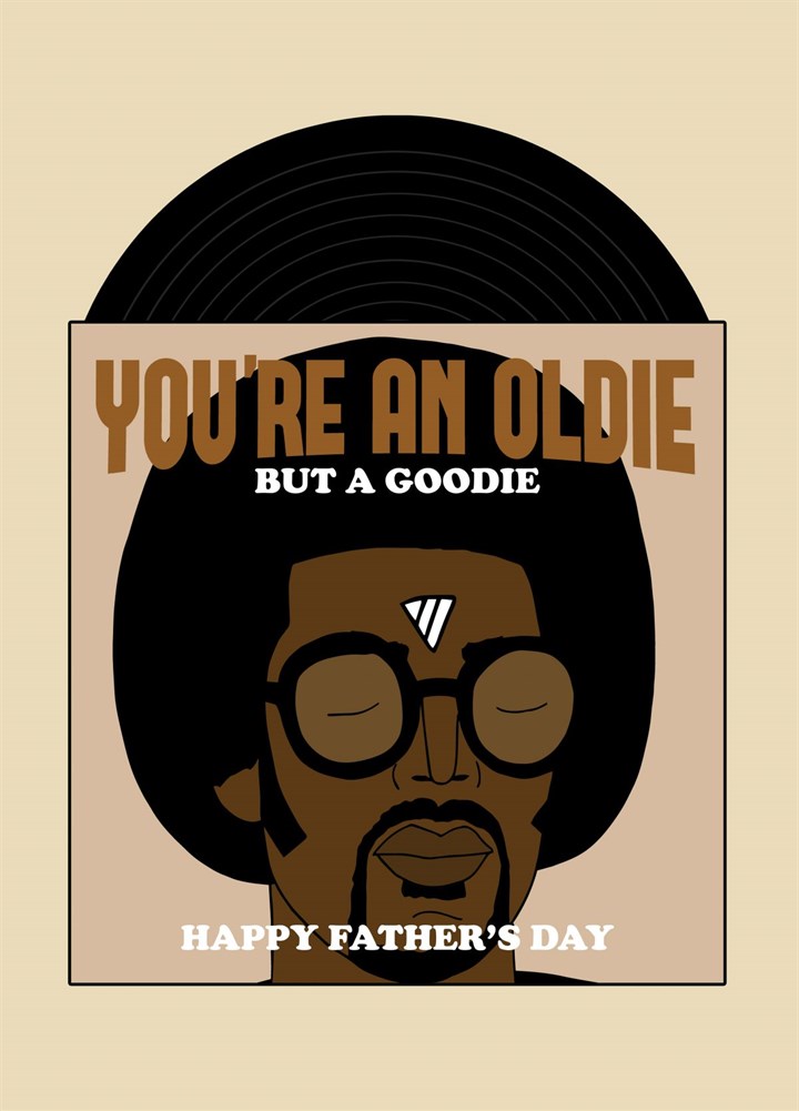 Happy Father's Day - Vinyl Dad Card