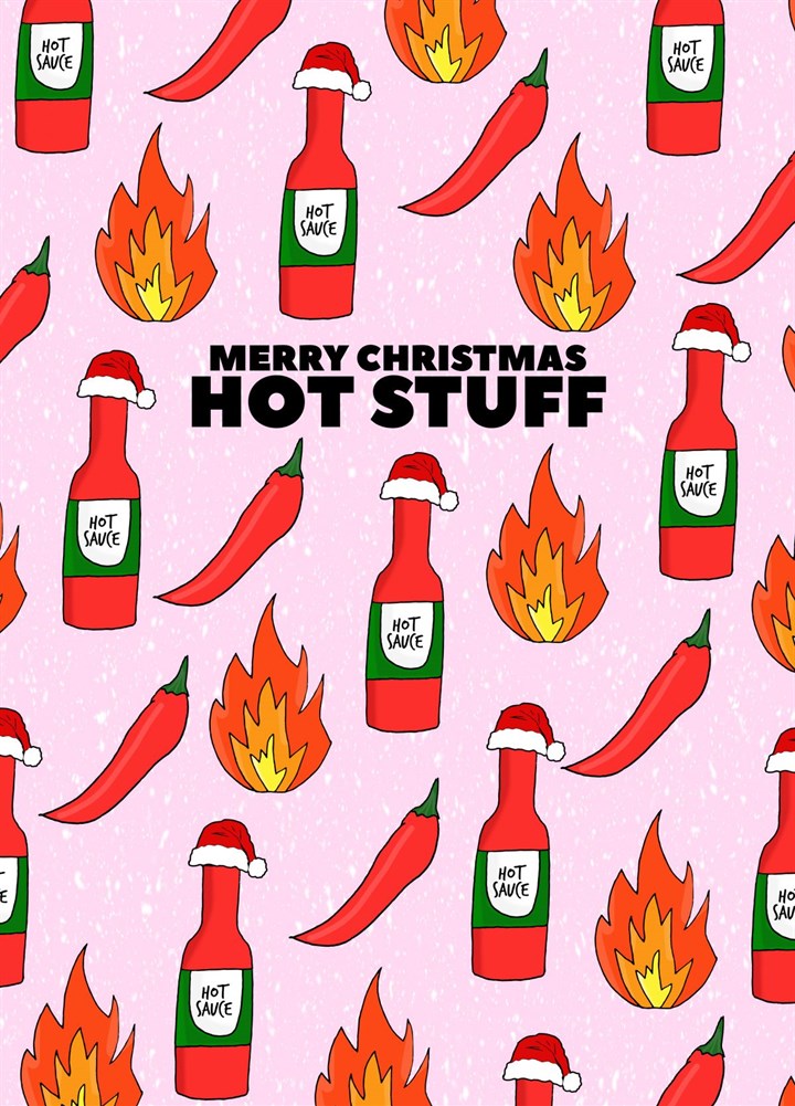 Merry Christmas Hot Stuff Card