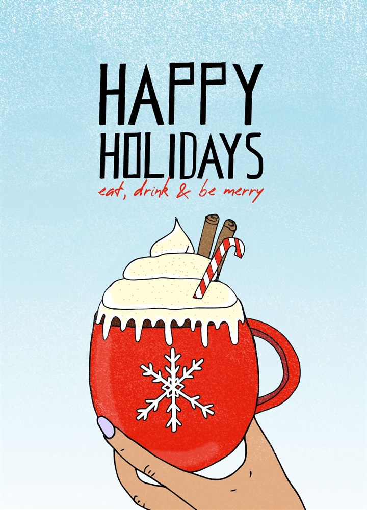 Happy Holidays Cheers Card