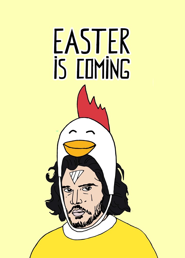 Easter Is Coming Card