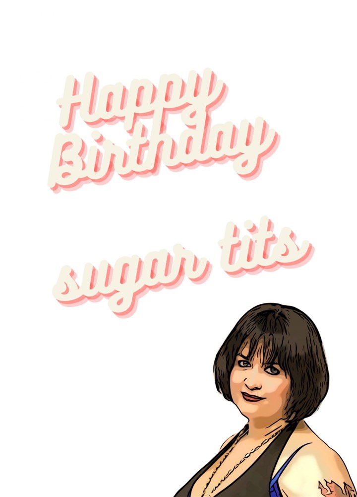 Nessa Says Happy Birthday Card