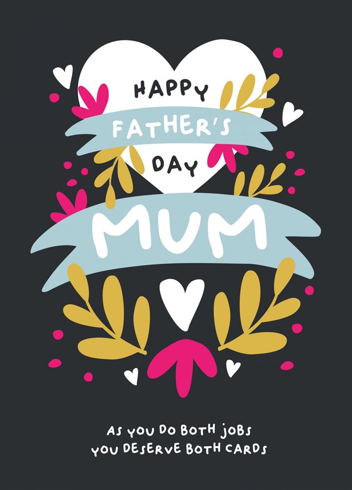 Happy Father's Day Mum Card