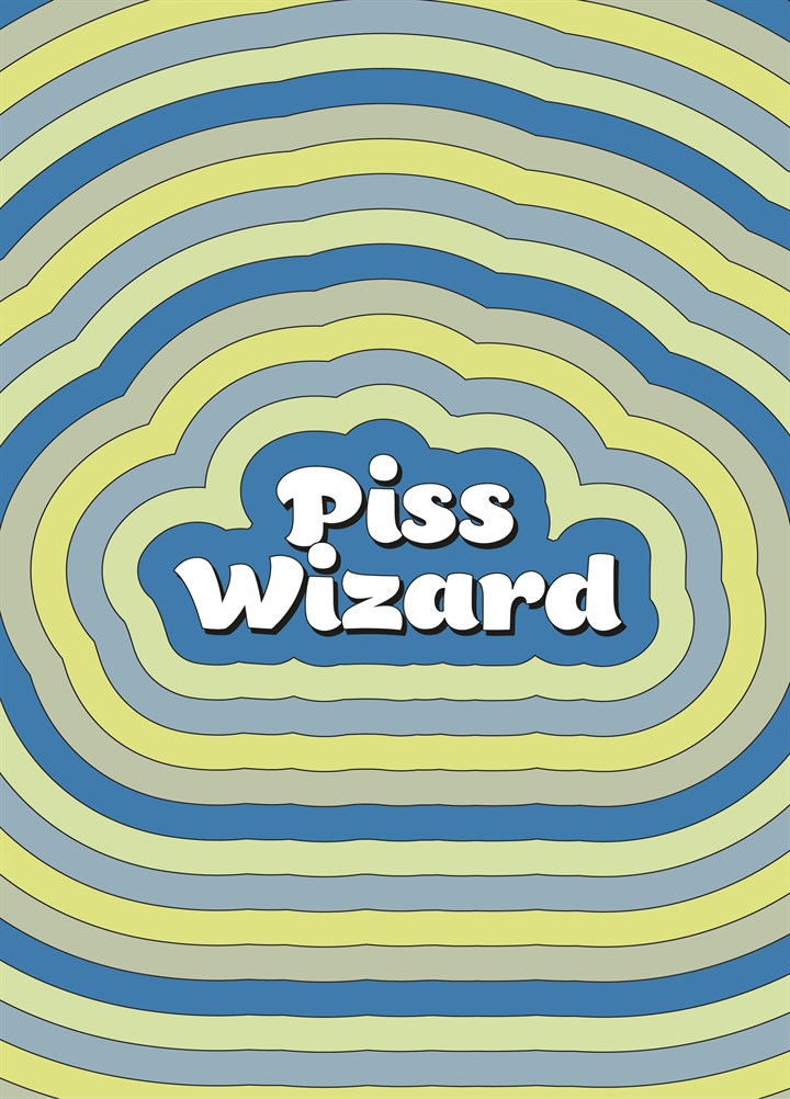 Piss Wizard Card