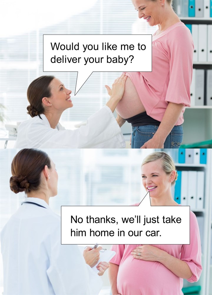 Deliver The Baby Card