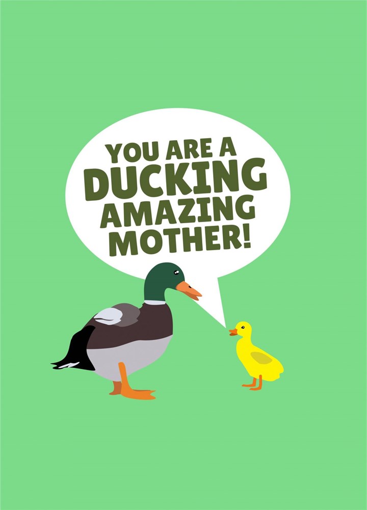 You Are A Ducking Amazing Mother Card
