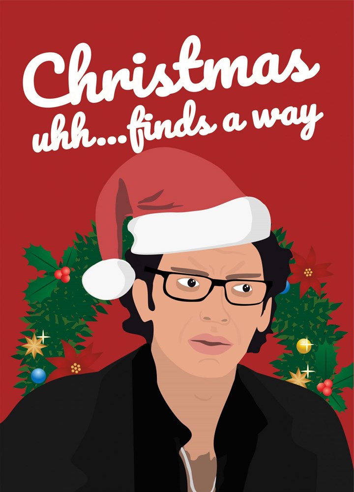 Christmas Finds A Way Jeff Goldblum Card