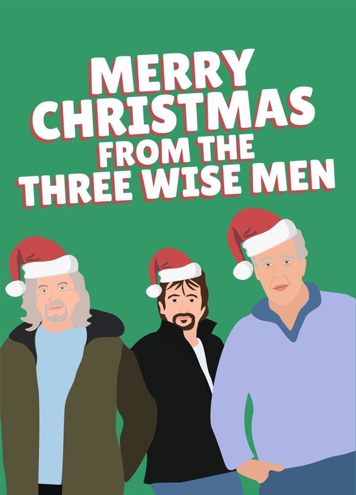 Merry Christmas From The Three Wise Men Grand Tour Card