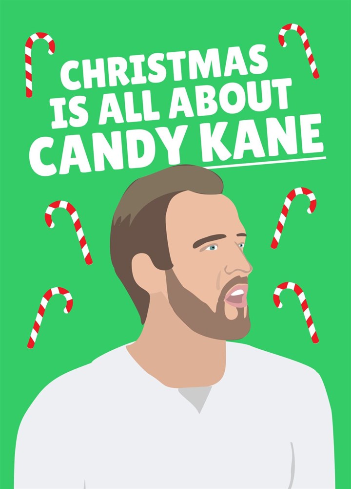 Christmas Is All About Candy Kane Card