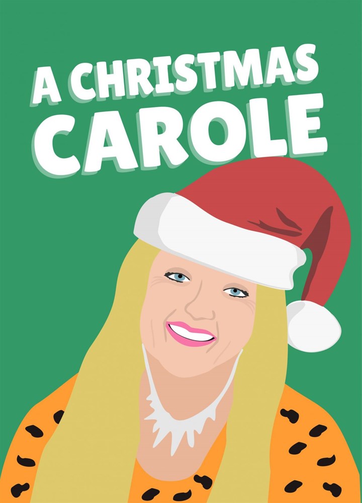 A Christmas Carole Baskin Card