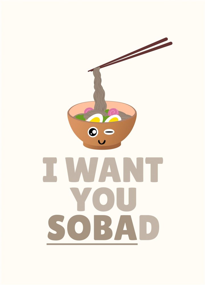 I Want You SOBAd Card