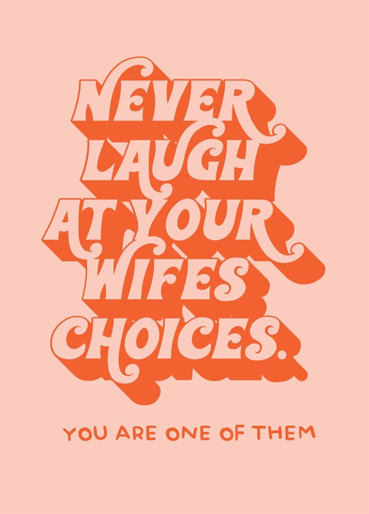 Wife's Choice Card