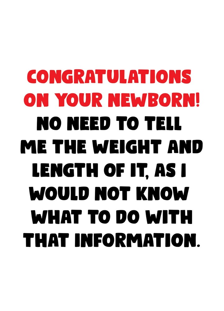 Newborn Card