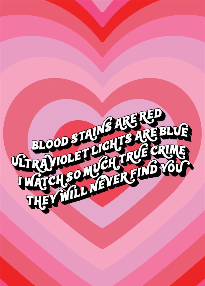 Blood Stains Card