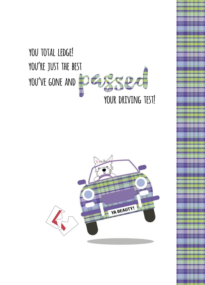 Passed Your Driving Test Card