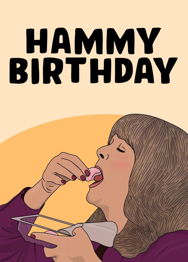 Hammy Birthday Card