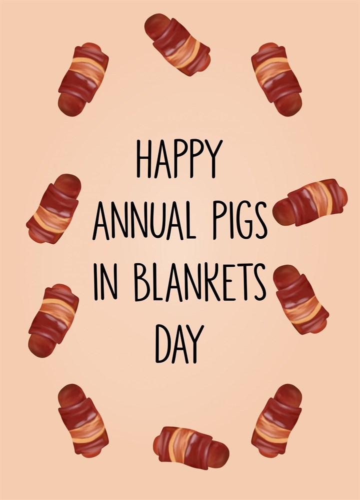 Pigs In Blankets Card