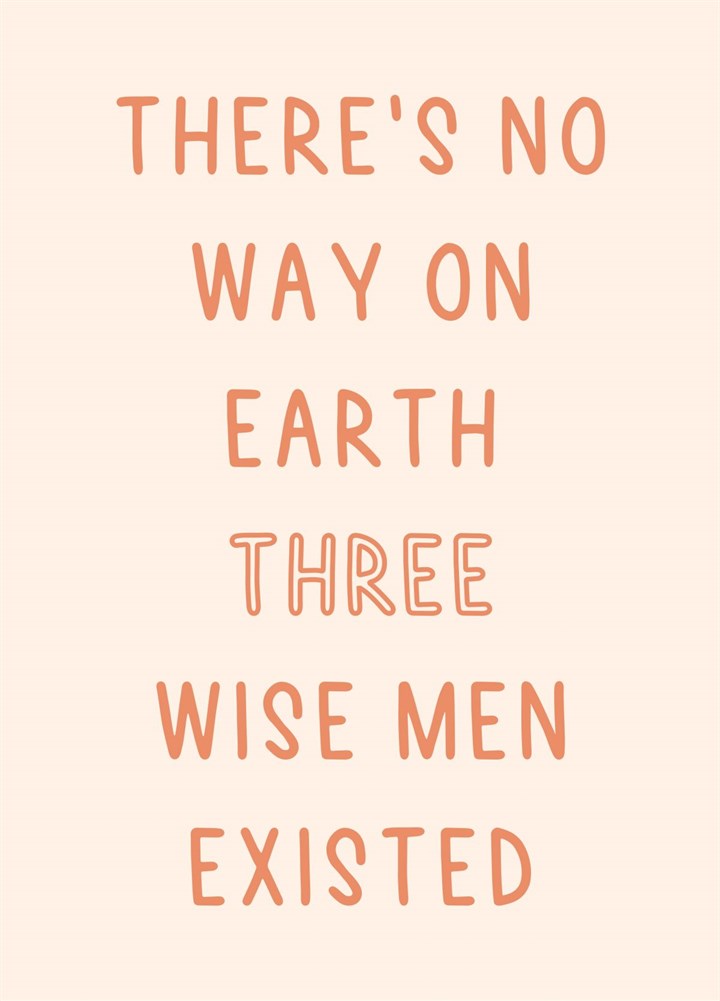 Three Wise Men Card