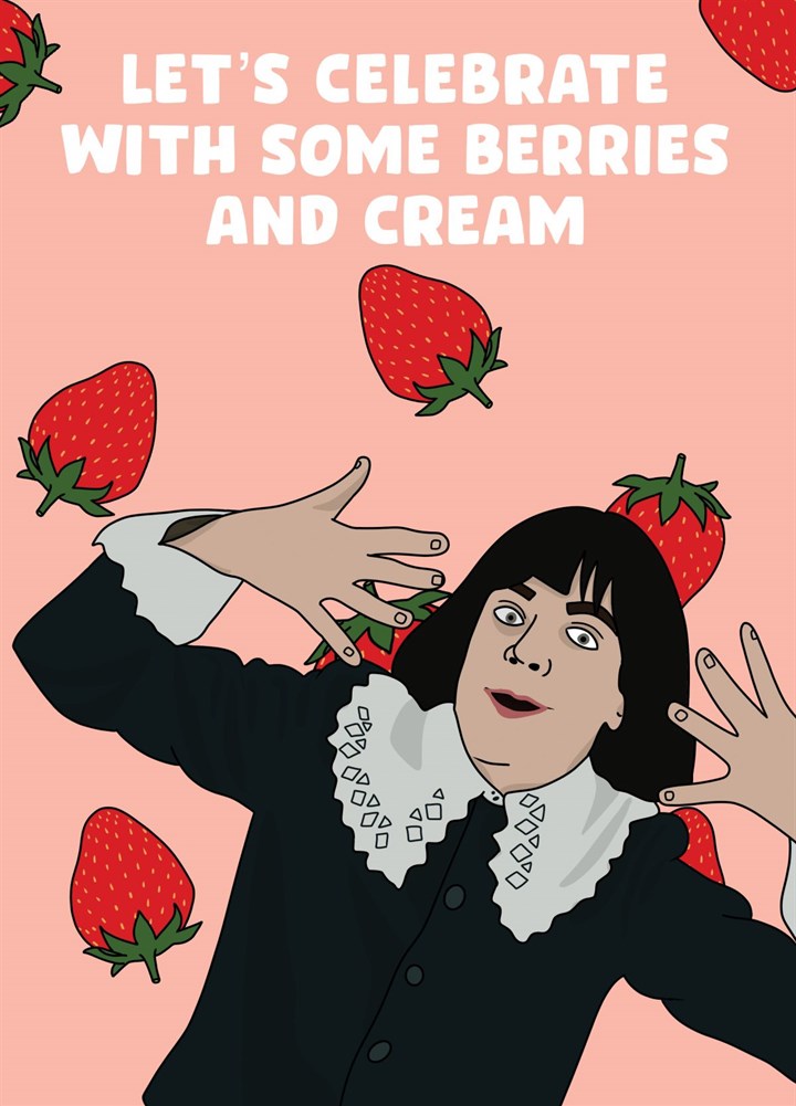 Berries And Cream Card